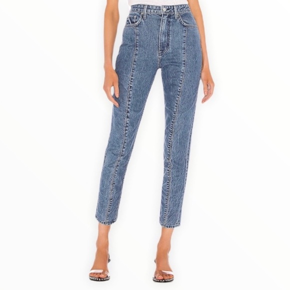 GRLFRND Anya One More Reason Jeans in Blue - Picture 1 of 3